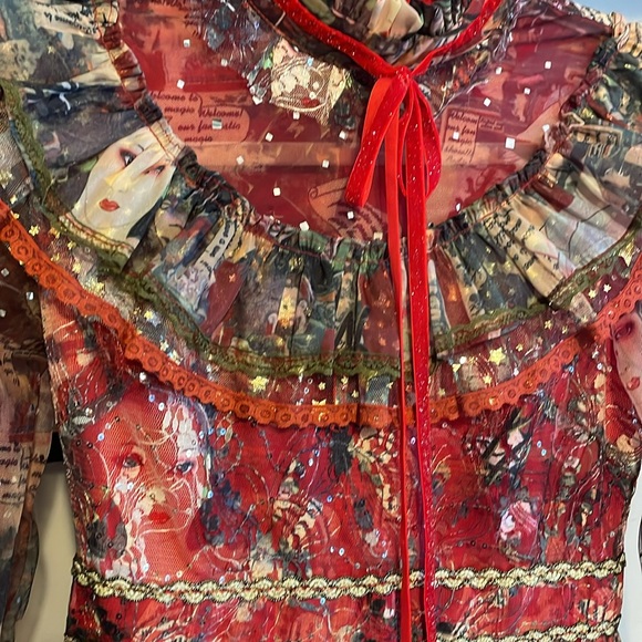 NWT BURRYCO Long Fancy Dress - Picture 2 of 7